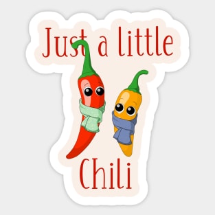 A Little Chili Sticker